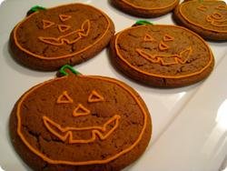 Pumpkin Gingerbread Cookies